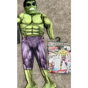 Hulk costume kids size 4-6